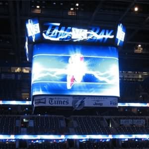 三防产品在美国Tampa体育馆漏斗屏中的应用 三防